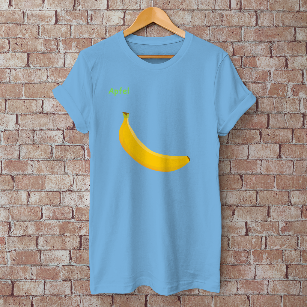 Herren T-Shirt Apfel/ Banane