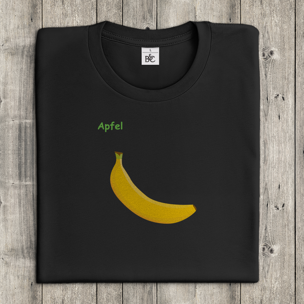 Damen T-Shirt Apfel/ Banane