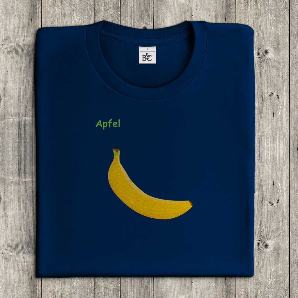 Damen T-Shirt Apfel/ Banane