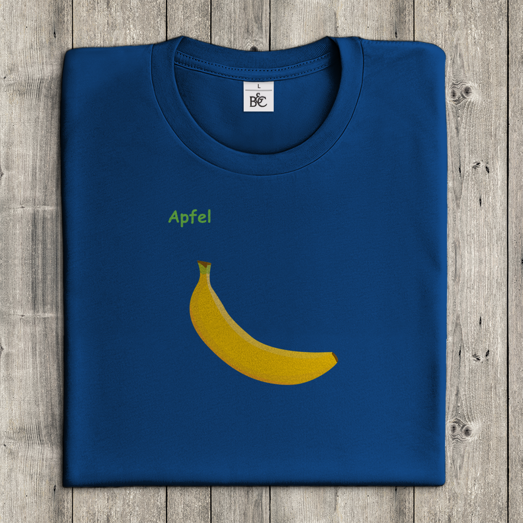 Damen T-Shirt Apfel/ Banane