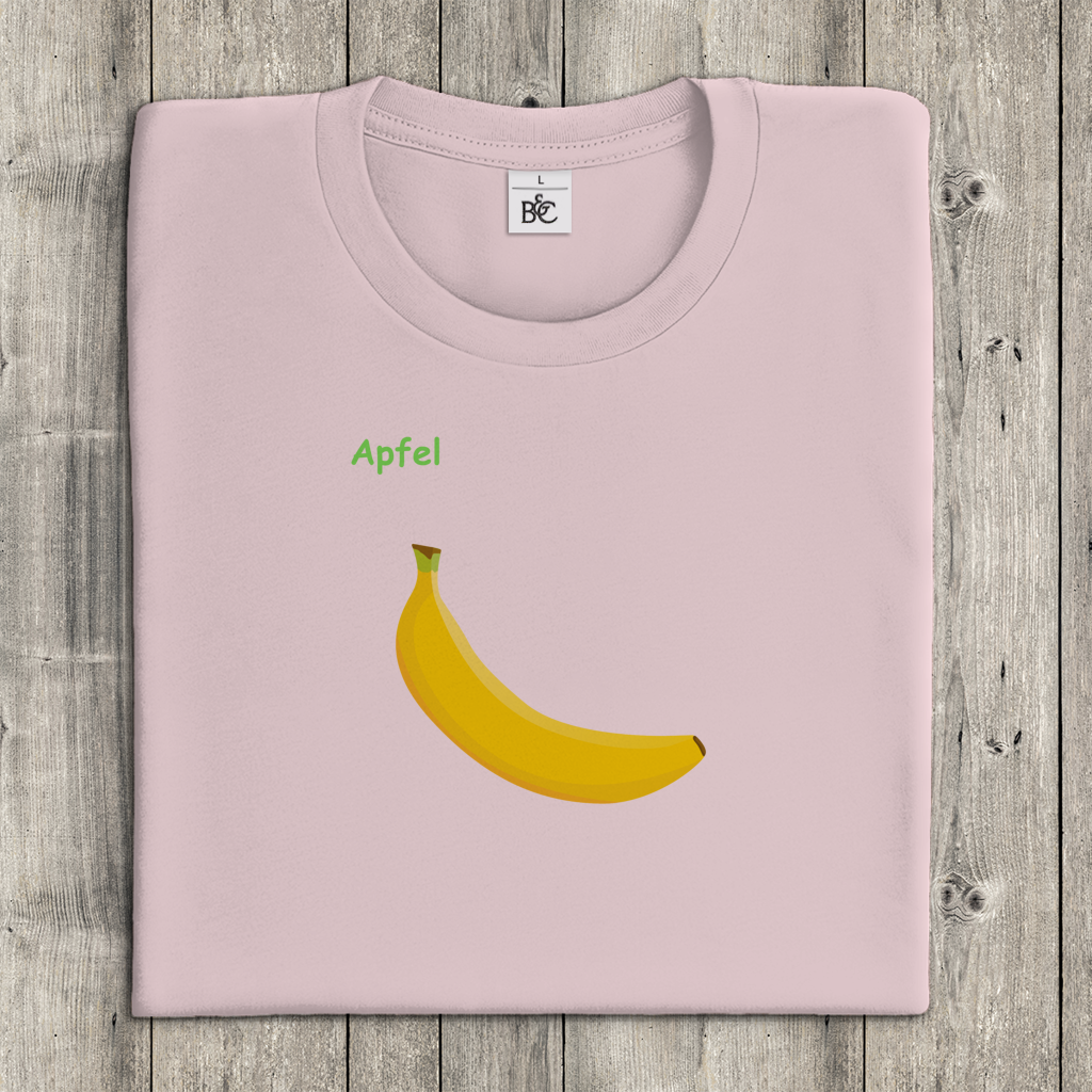 Damen T-Shirt Apfel/ Banane