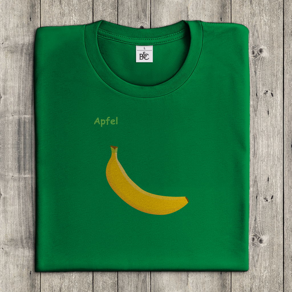 Damen T-Shirt Apfel/ Banane