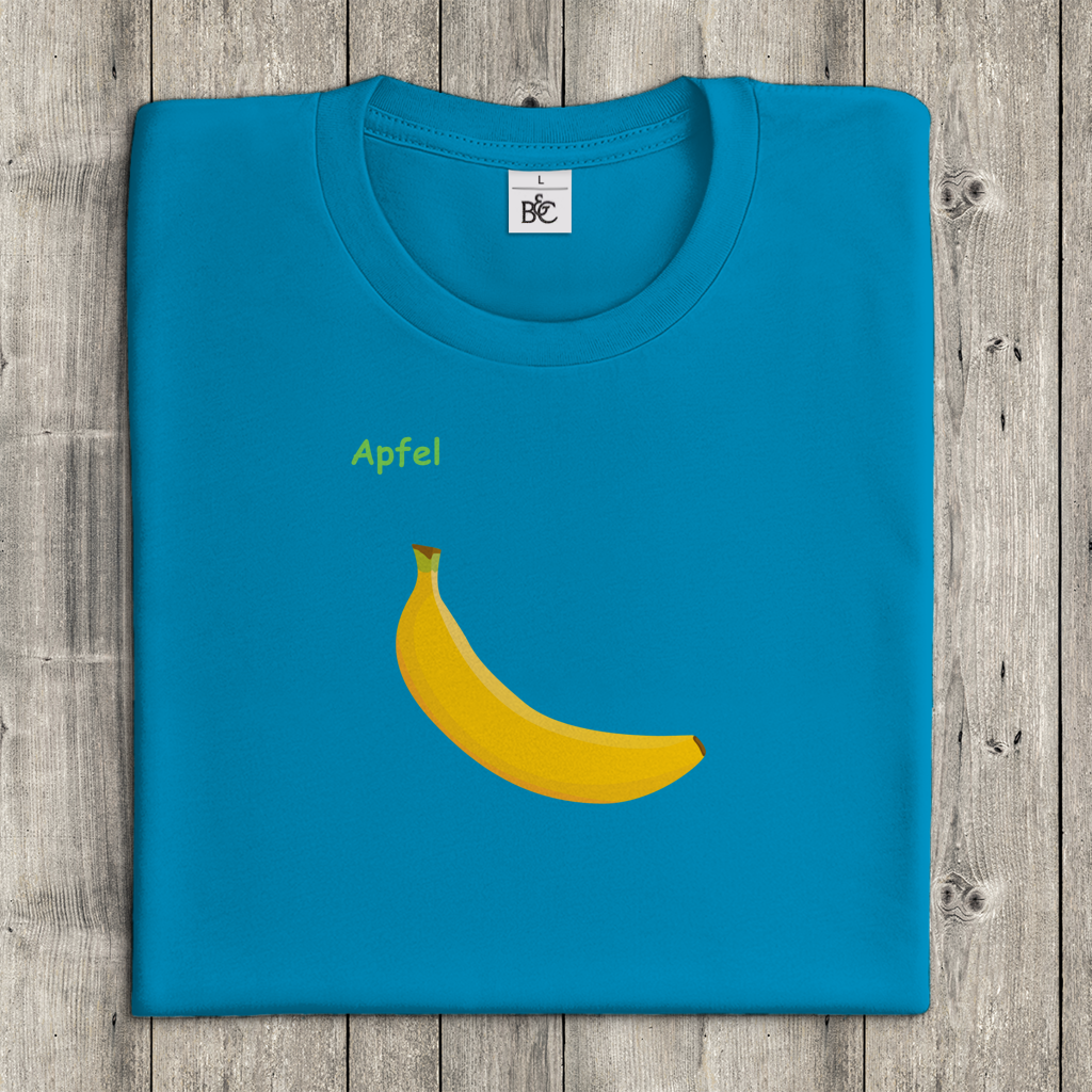 Damen T-Shirt Apfel/ Banane
