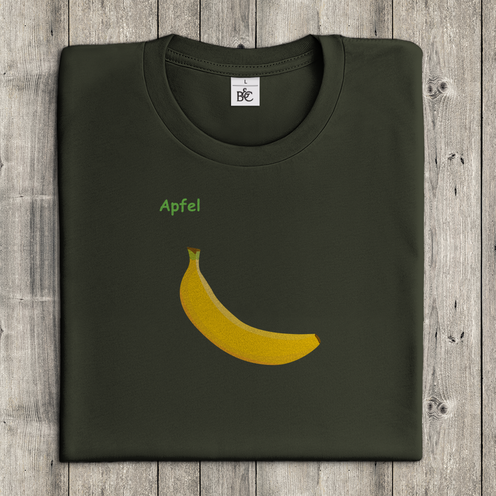 Damen T-Shirt Apfel/ Banane