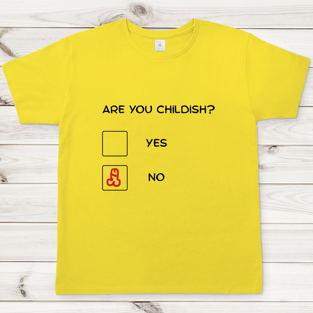 Herren T-Shirt Childish