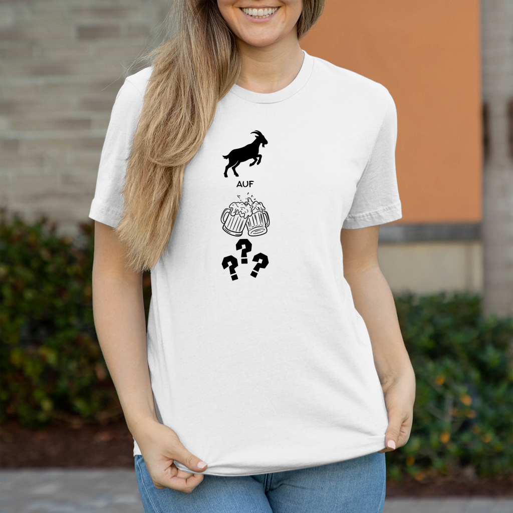 Damen T-Shirt bock auf bier?