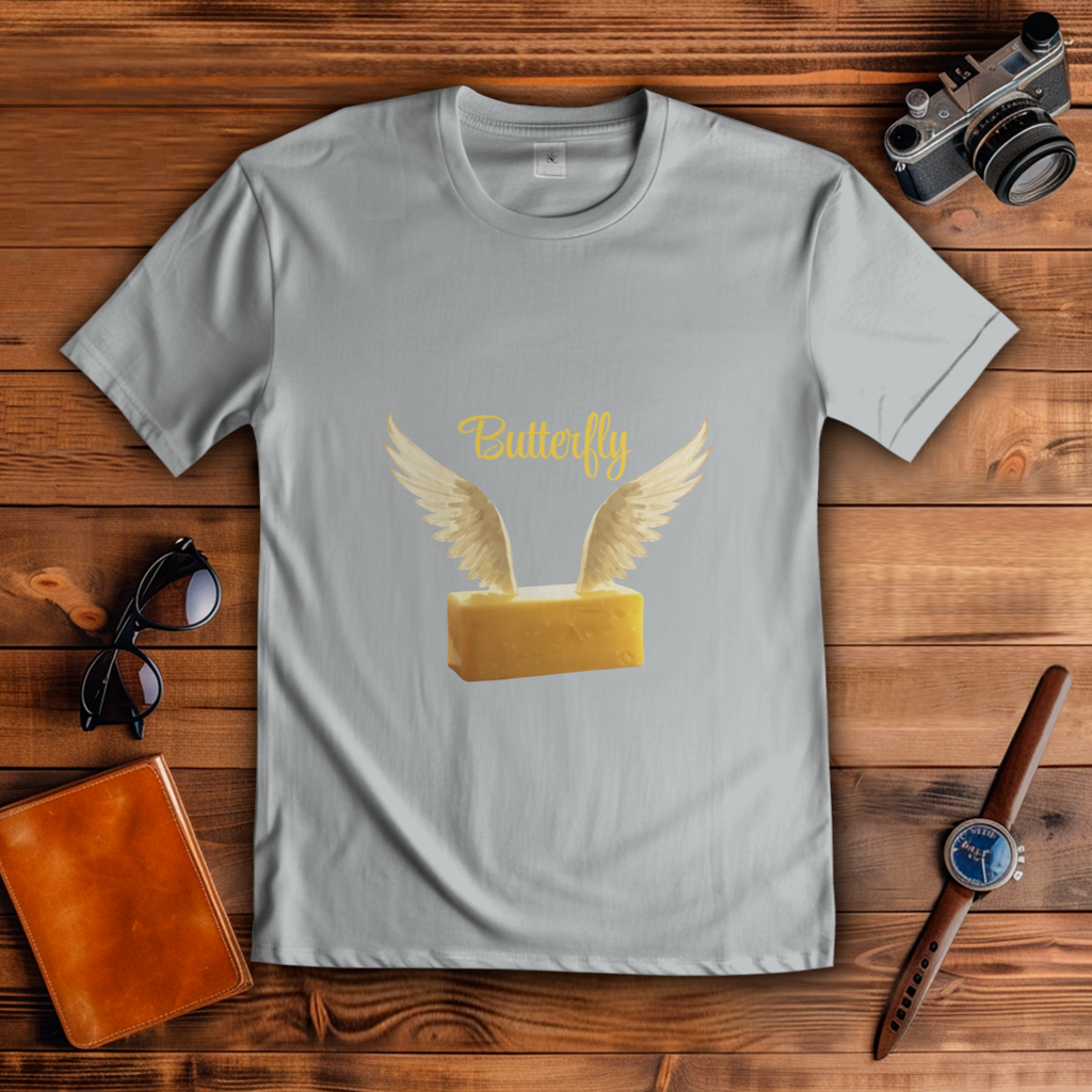 Herren T-Shirt butterfly