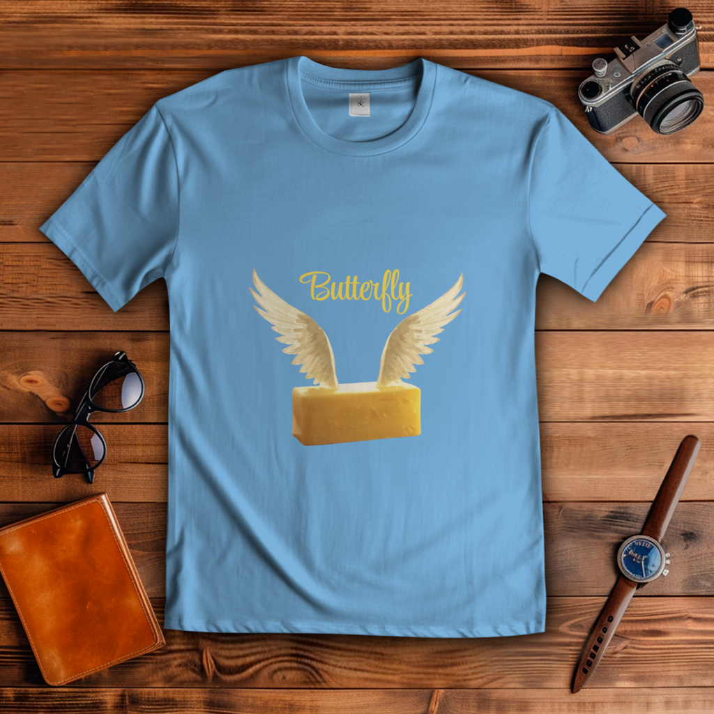 Herren T-Shirt butterfly