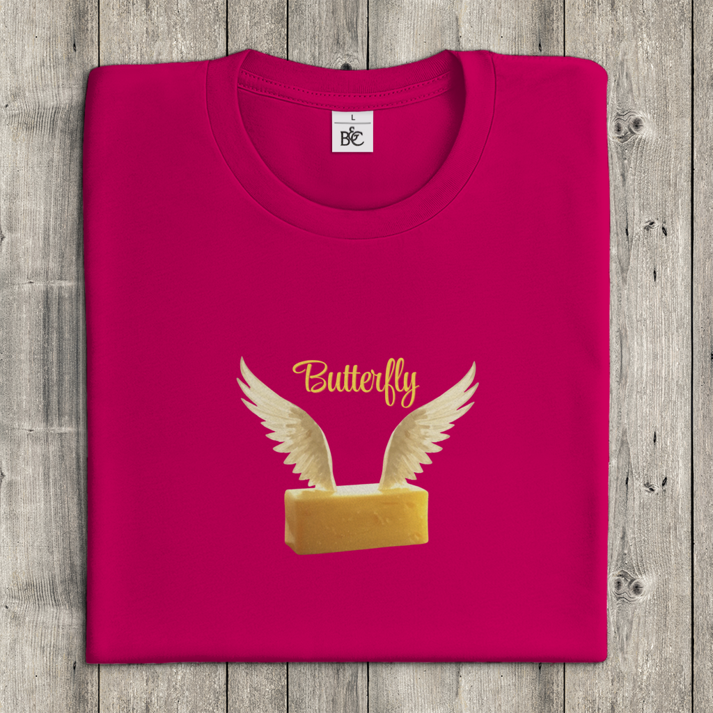 Damen T-Shirt butterfly