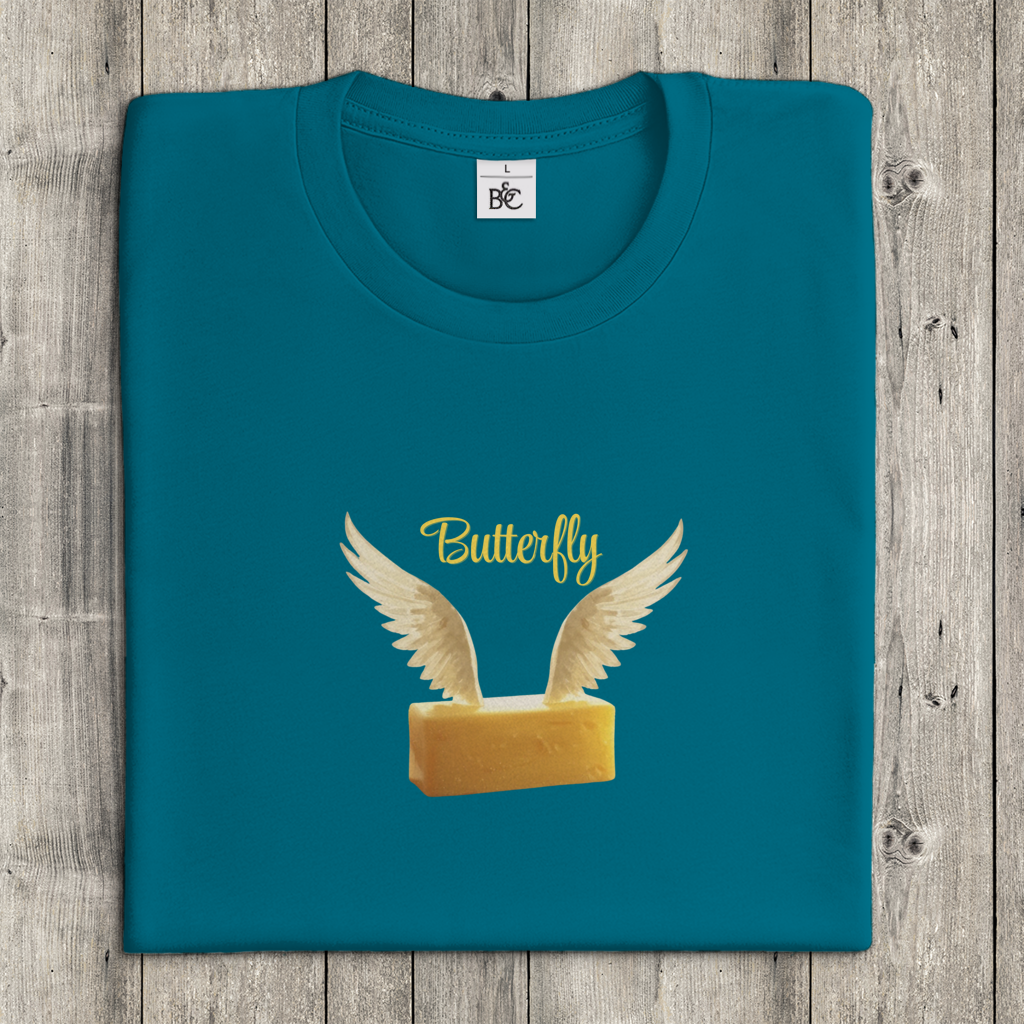 Damen T-Shirt butterfly