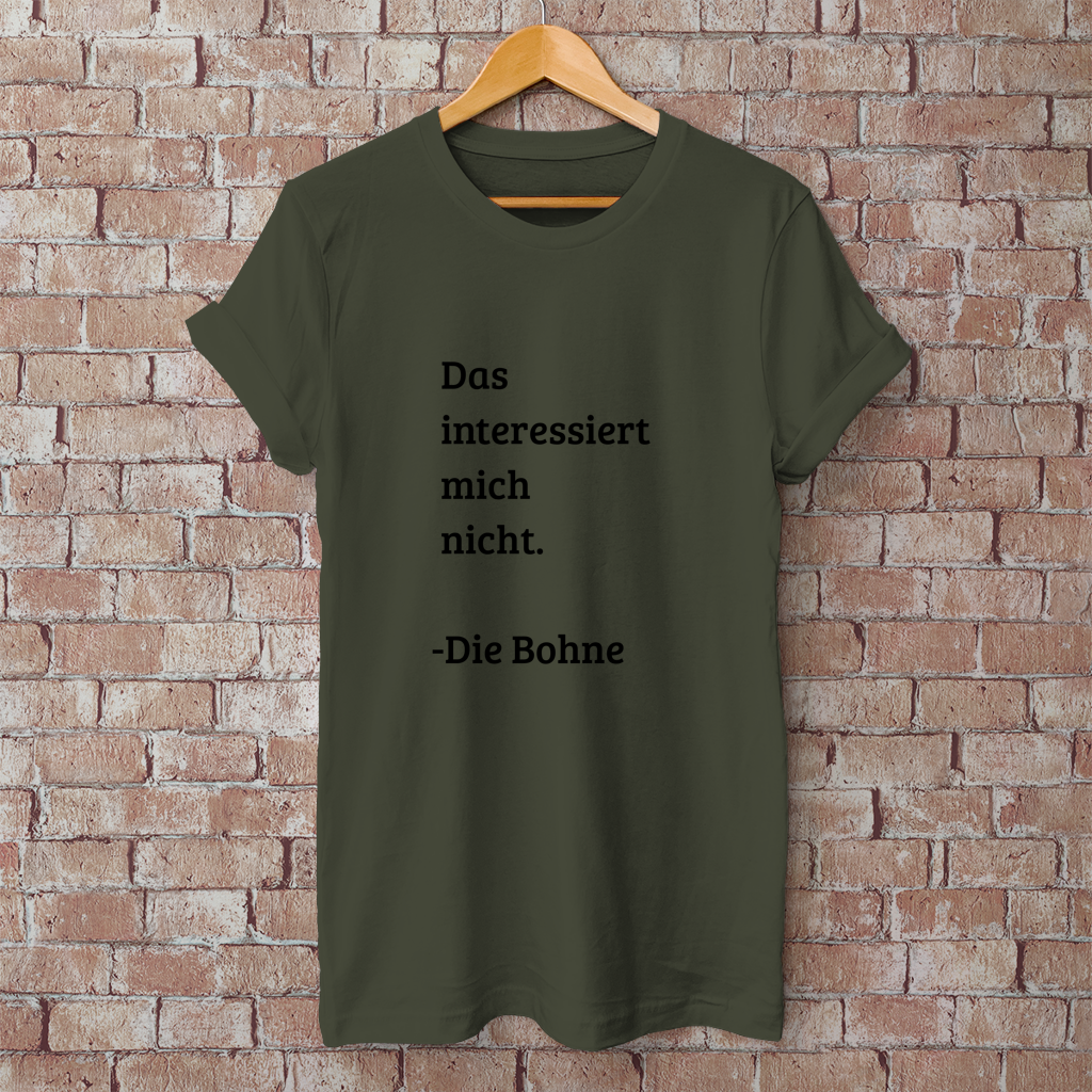 Herren T-Shirt das interessiert mich nicht