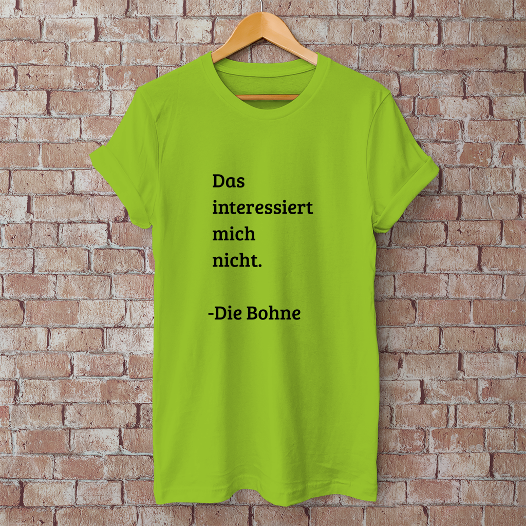 Herren T-Shirt das interessiert mich nicht