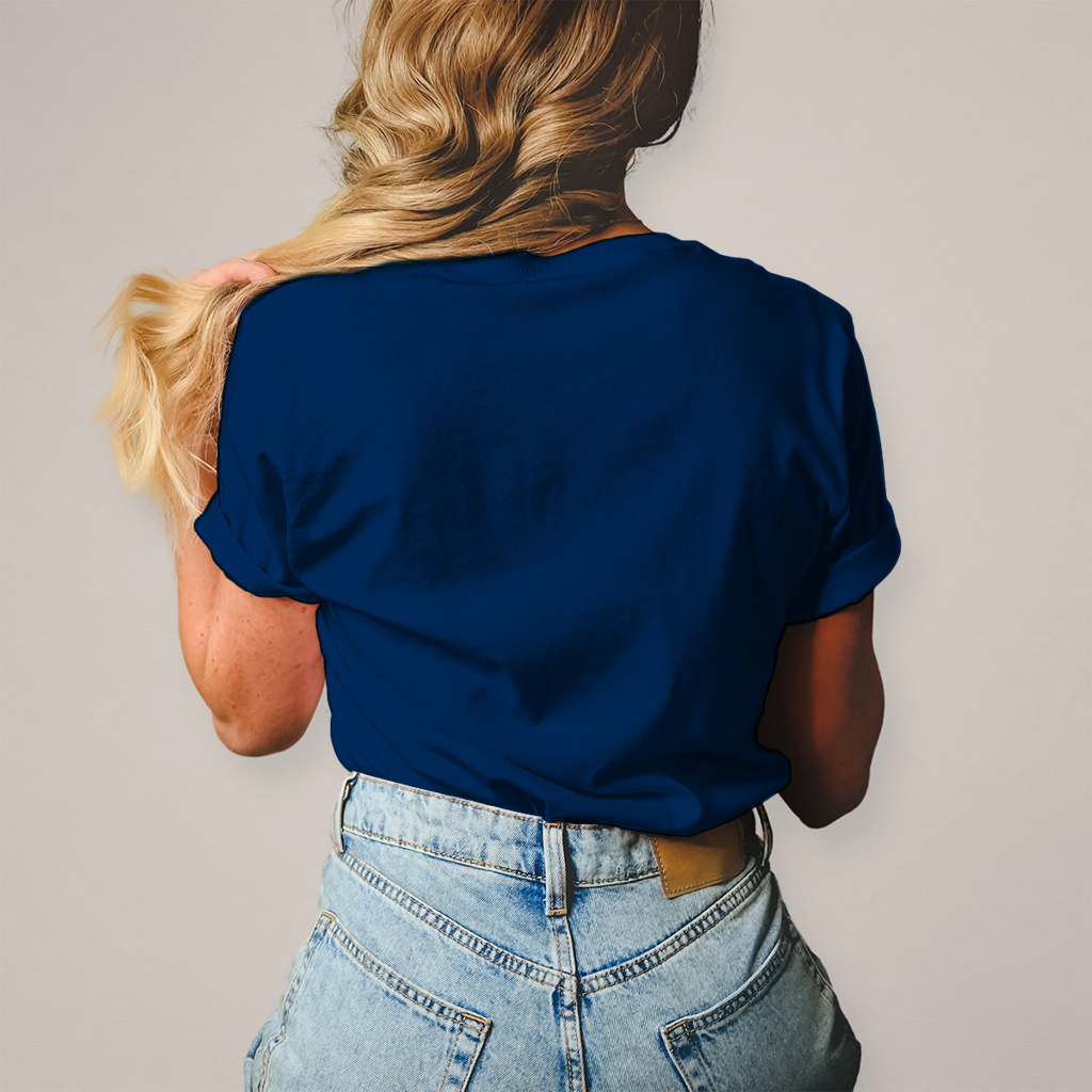 Damen T-Shirt drink ander the table