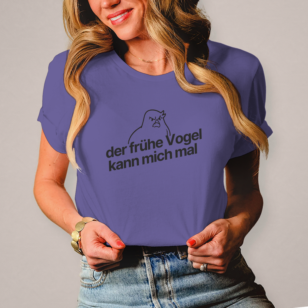 Damen T-Shirt der frühe Vogel 1