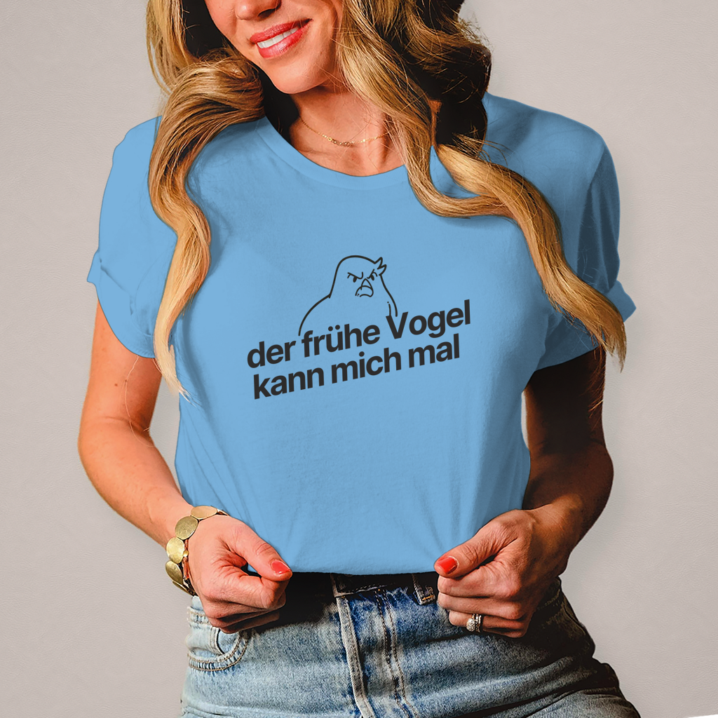 Damen T-Shirt der frühe Vogel 1