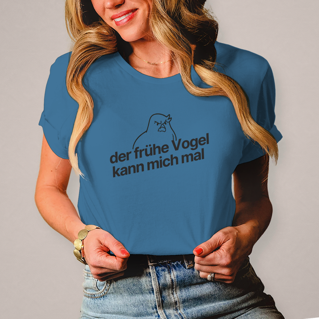 Damen T-Shirt der frühe Vogel 1