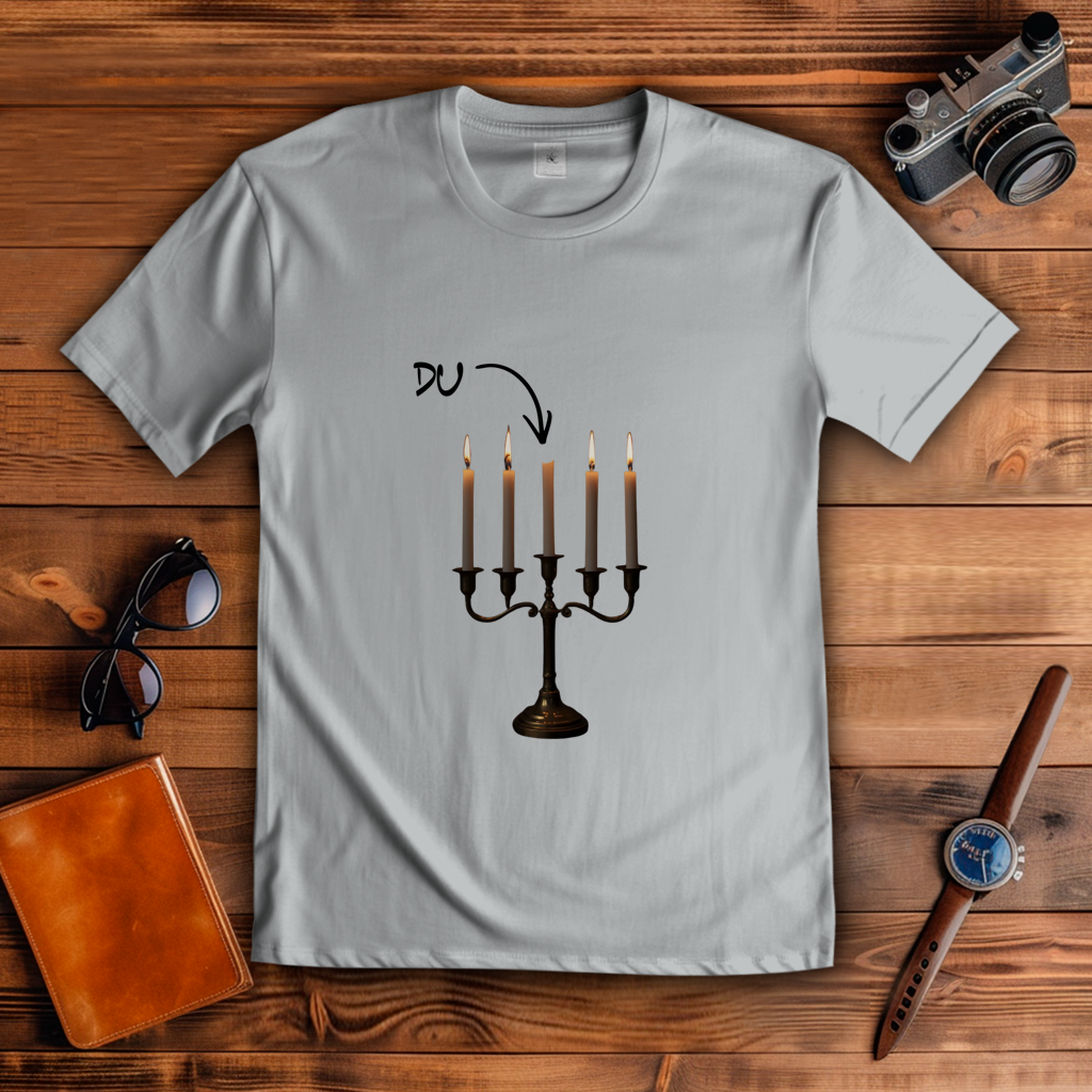 Herren T-Shirt Kerze