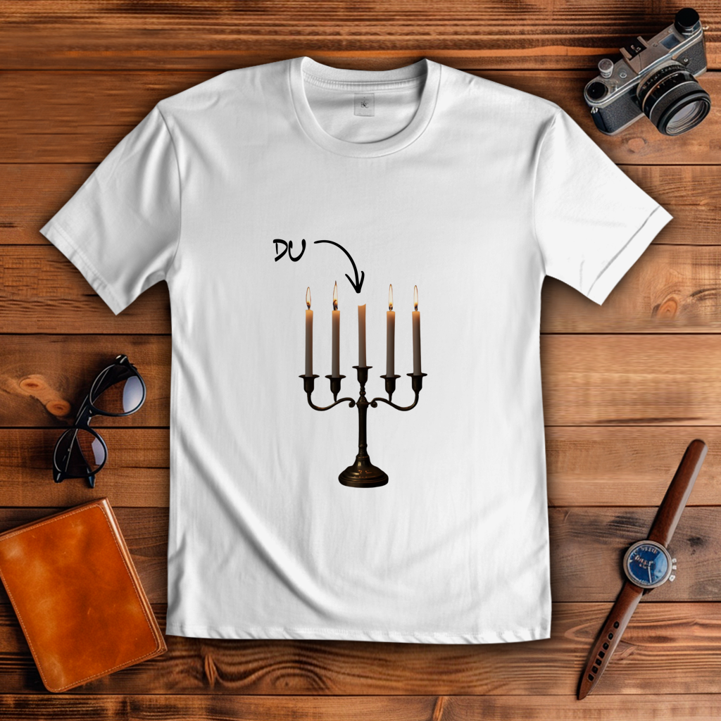 Herren T-Shirt Kerze