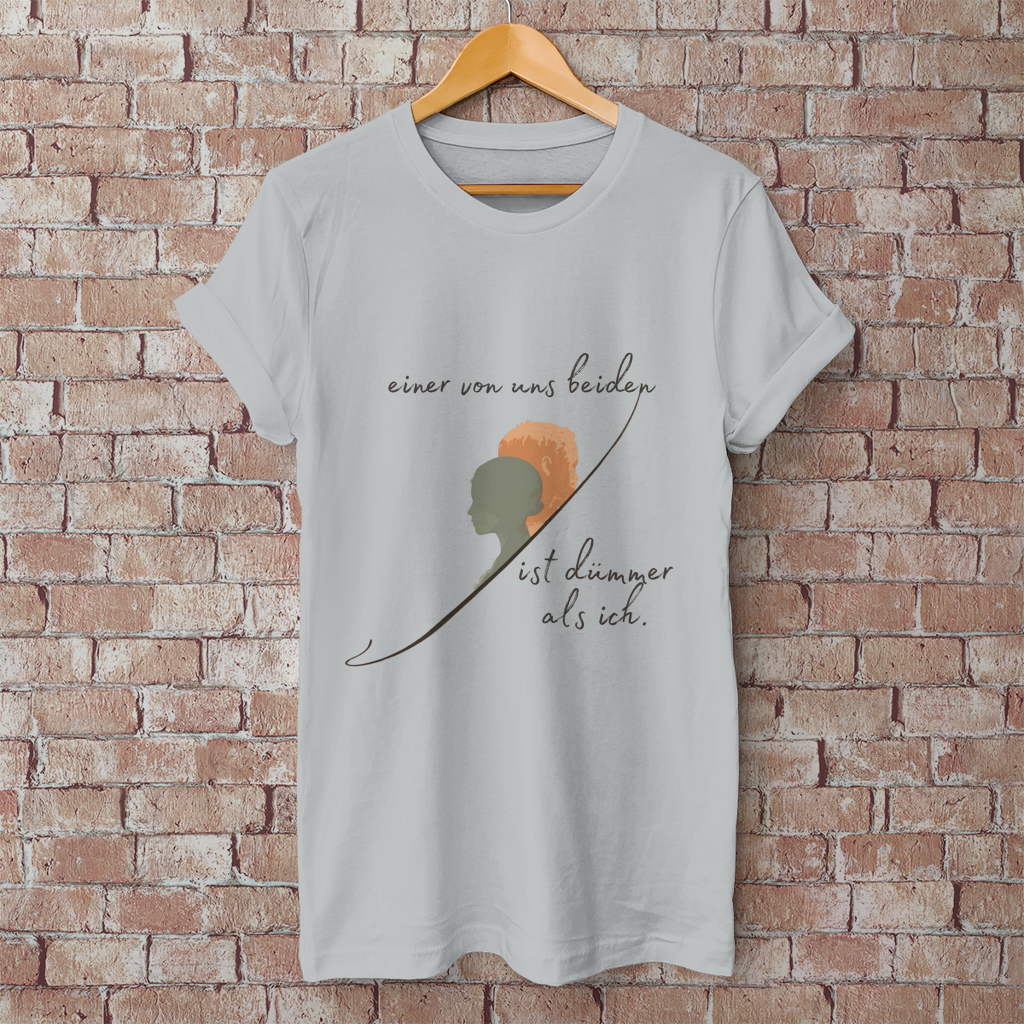 Herren T-Shirt einer von uns beiden