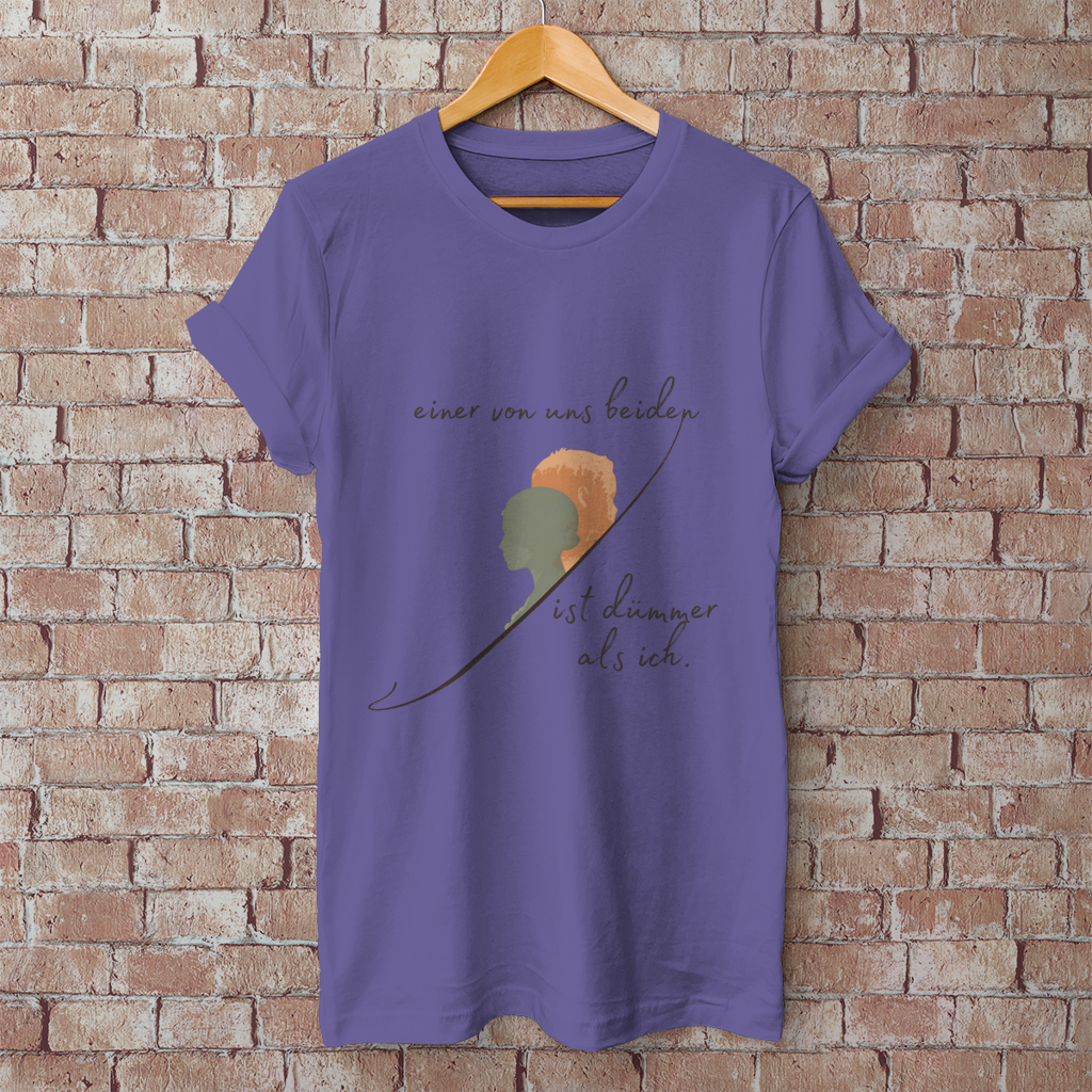 Herren T-Shirt einer von uns beiden