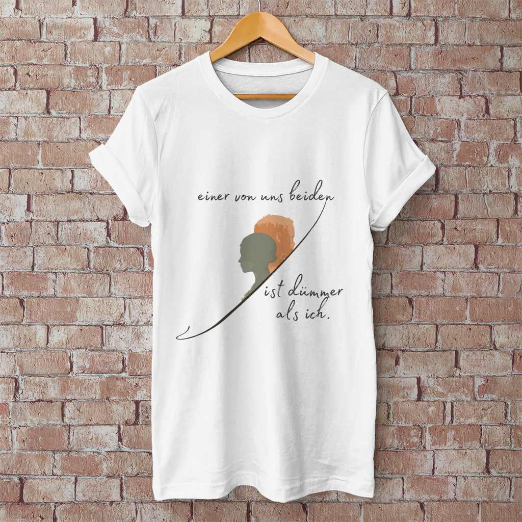 Herren T-Shirt einer von uns beiden