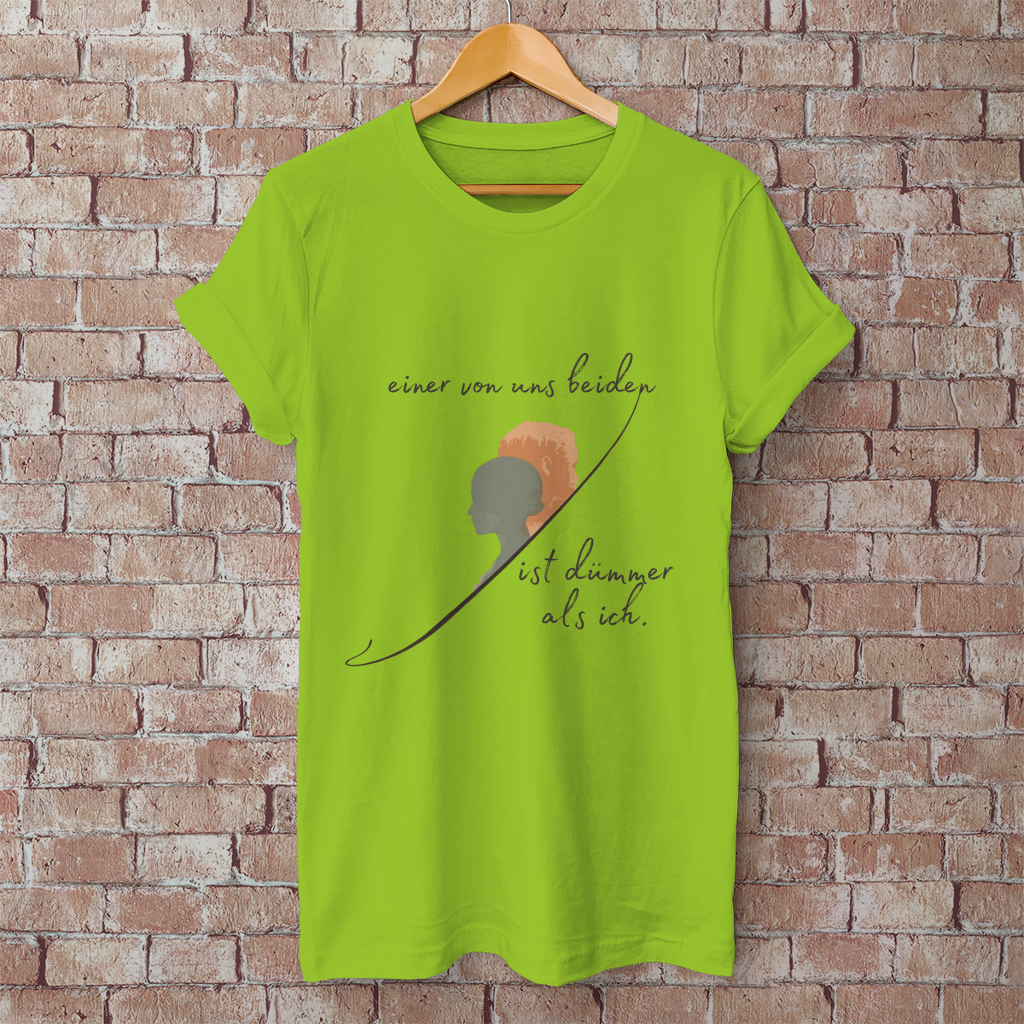 Herren T-Shirt einer von uns beiden