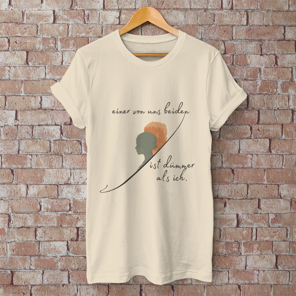 Herren T-Shirt einer von uns beiden