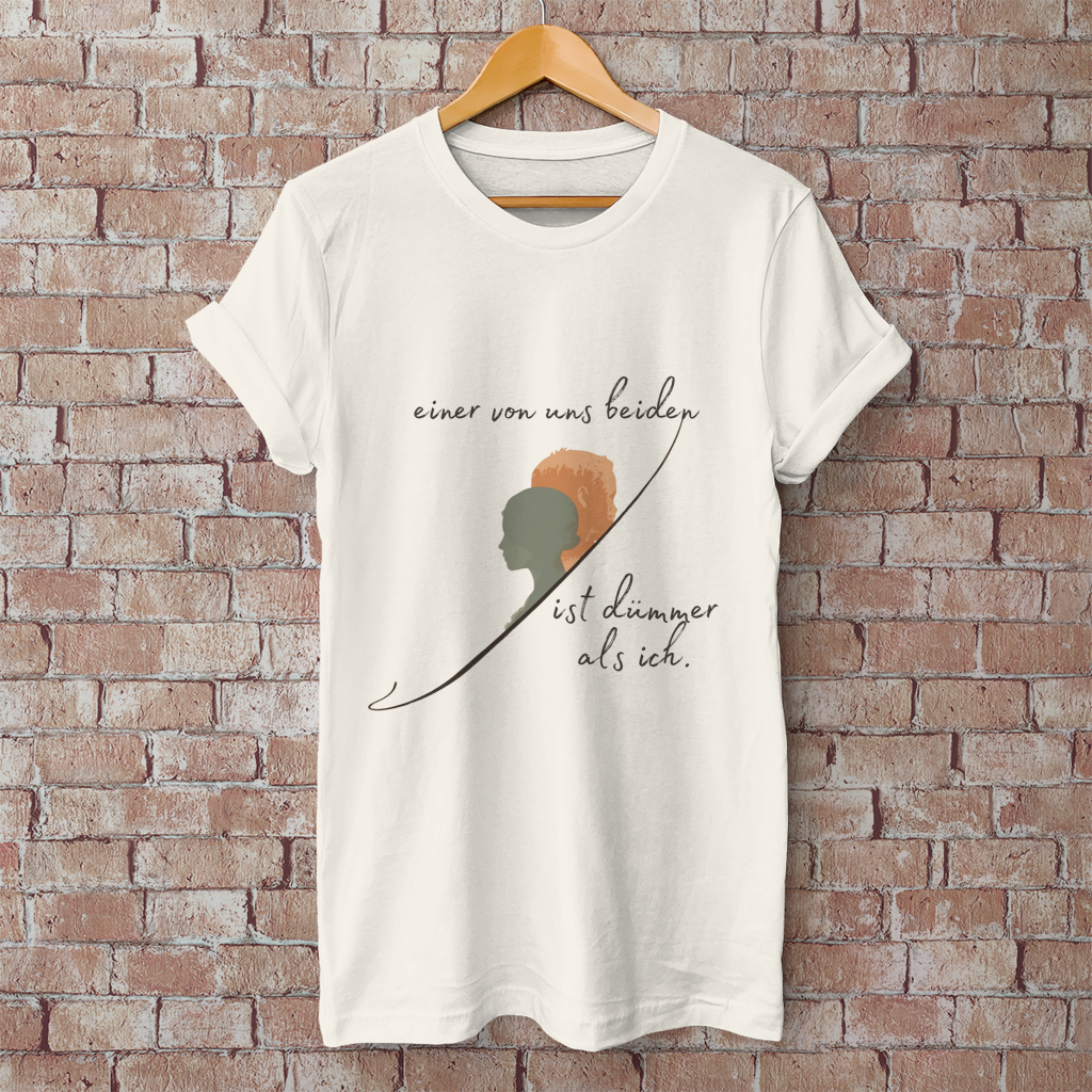 Herren T-Shirt einer von uns beiden