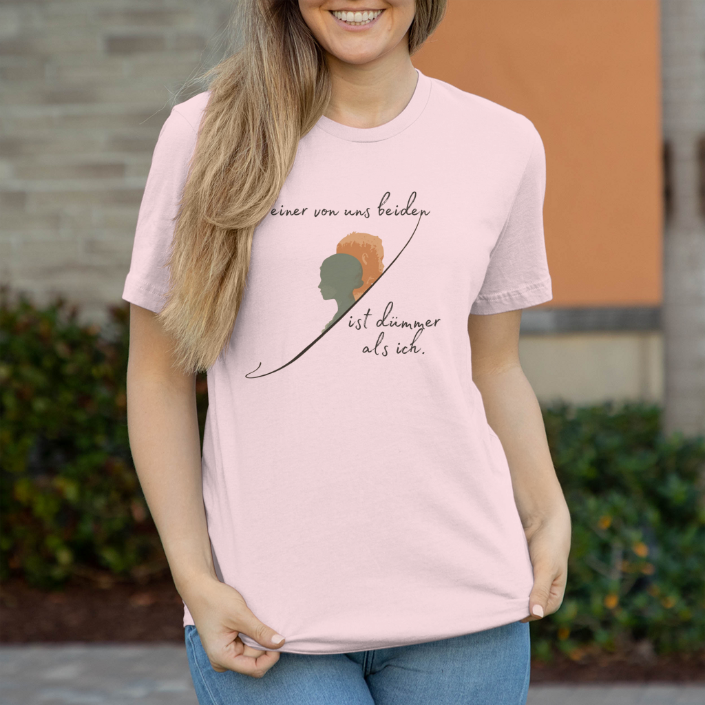 Damen T-Shirt einer von uns beiden