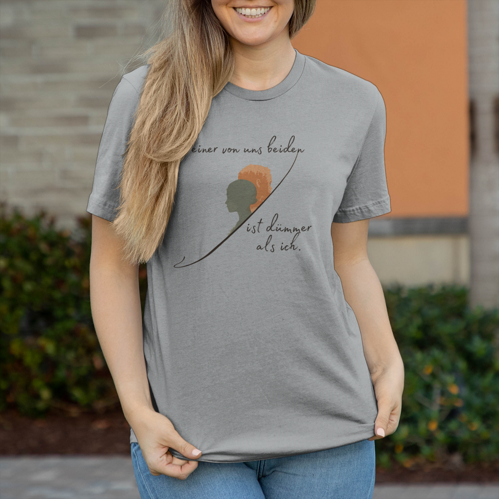 Damen T-Shirt einer von uns beiden