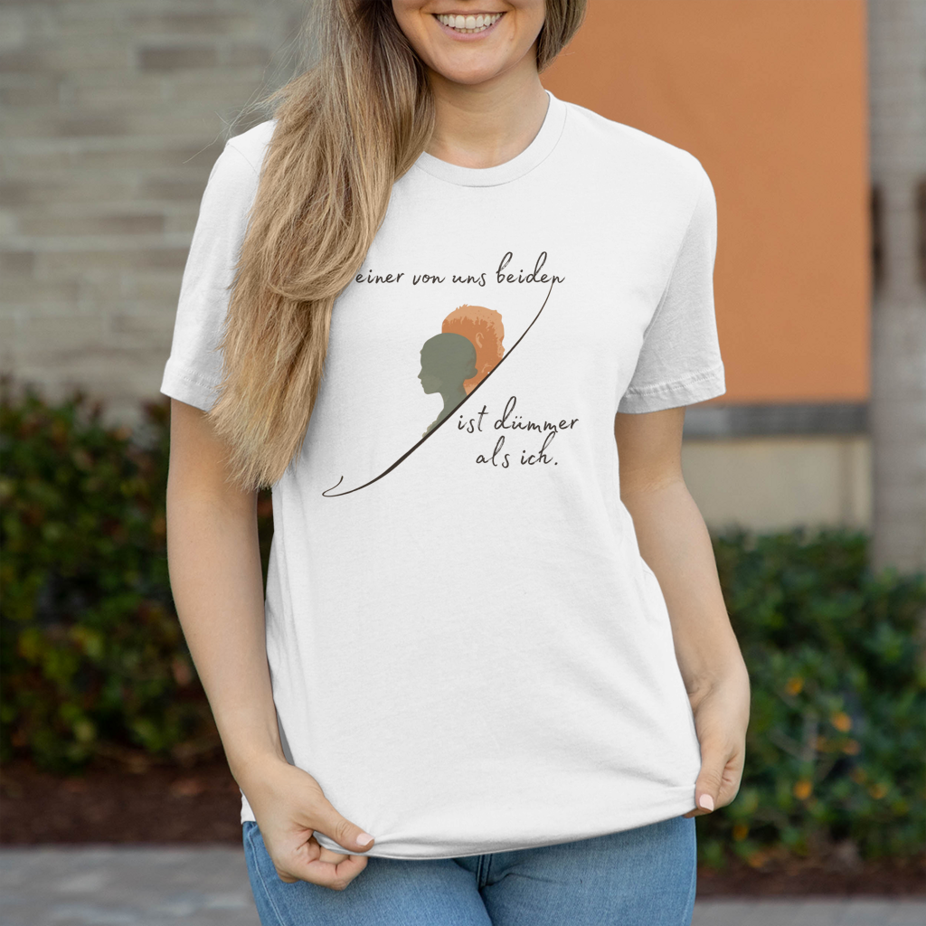 Damen T-Shirt einer von uns beiden