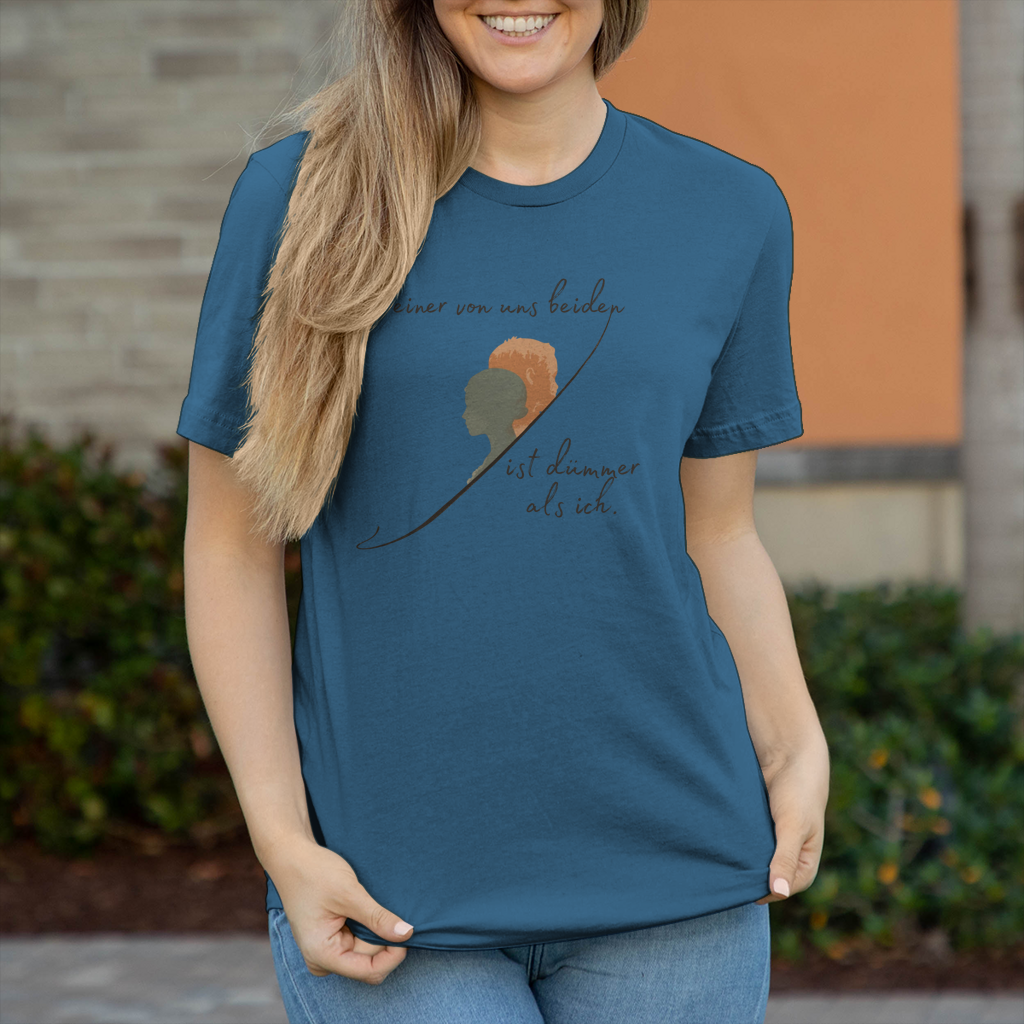 Damen T-Shirt einer von uns beiden