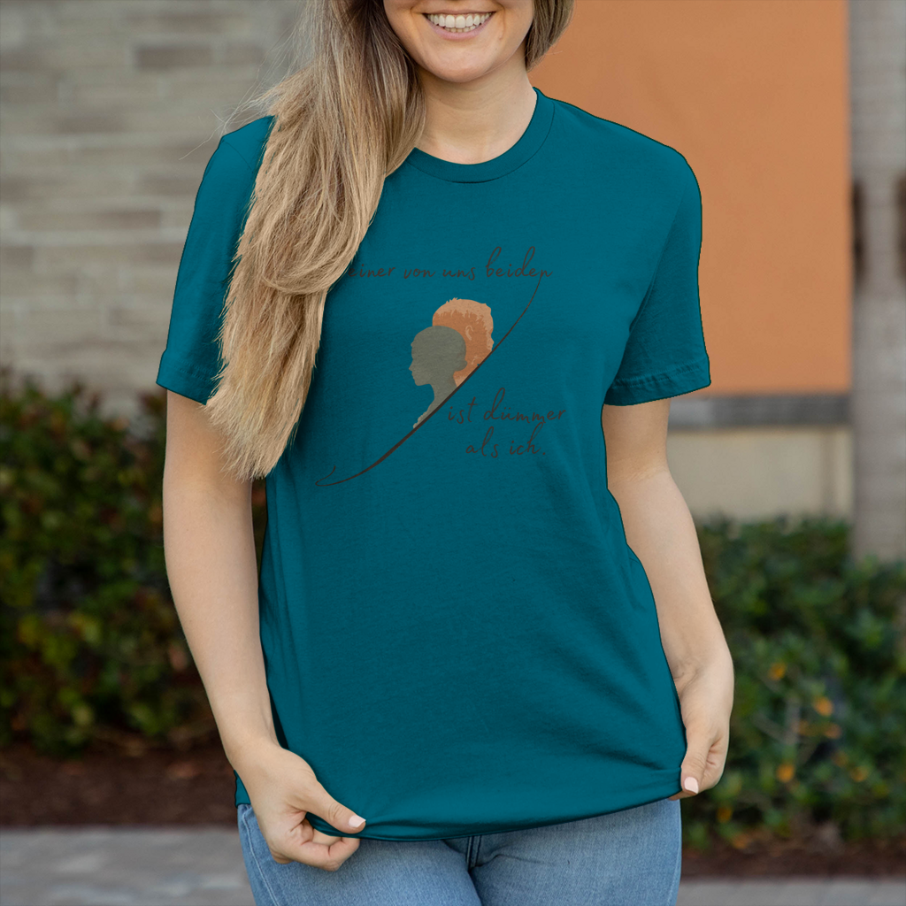 Damen T-Shirt einer von uns beiden