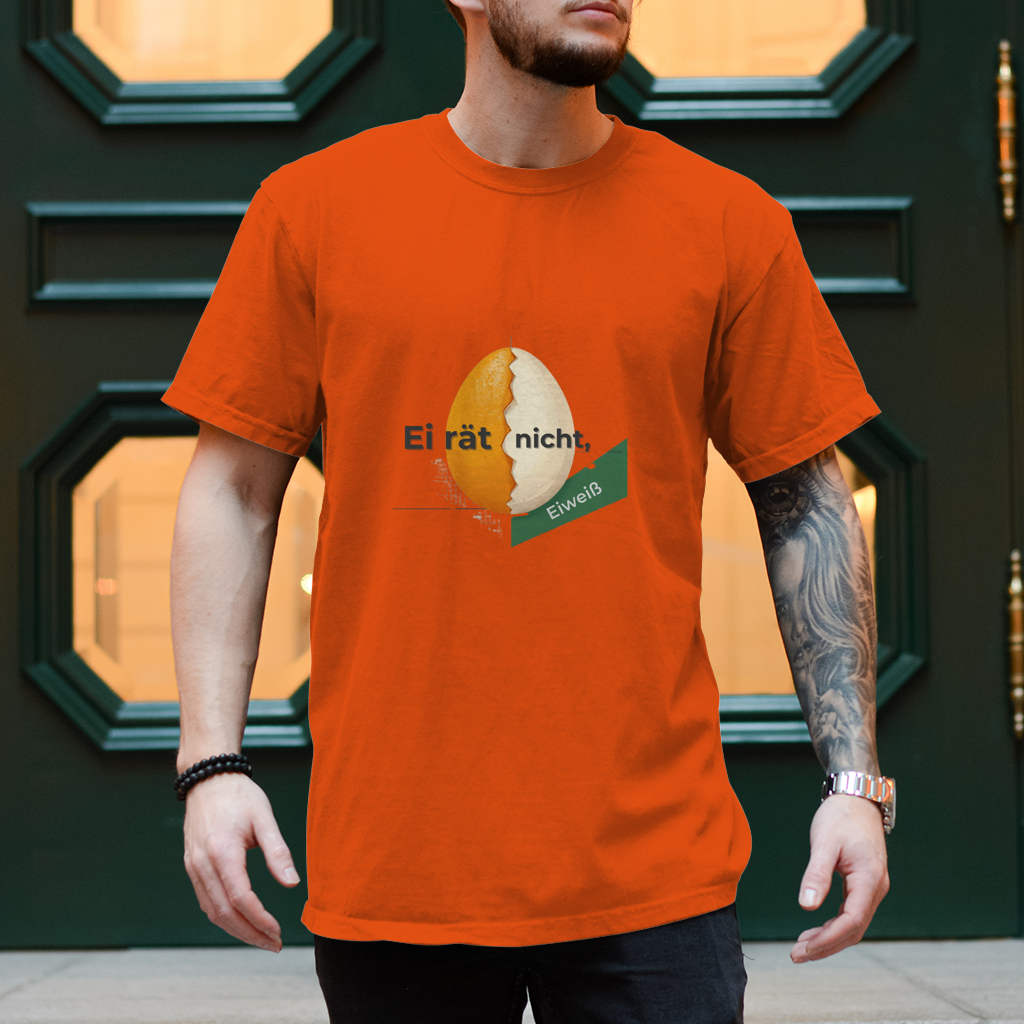Herren T-Shirt Ei rät nicht