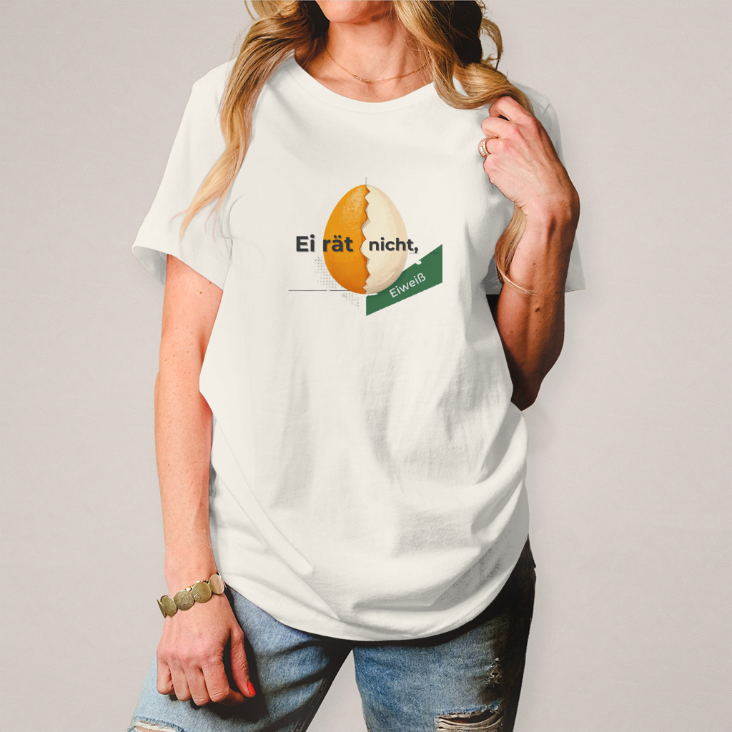 Damen T-Shirt Ei rät nicht