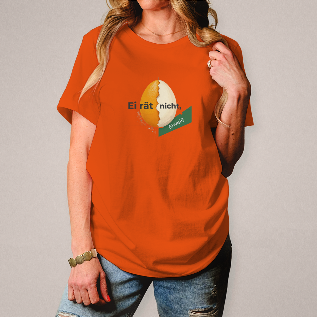 Damen T-Shirt Ei rät nicht