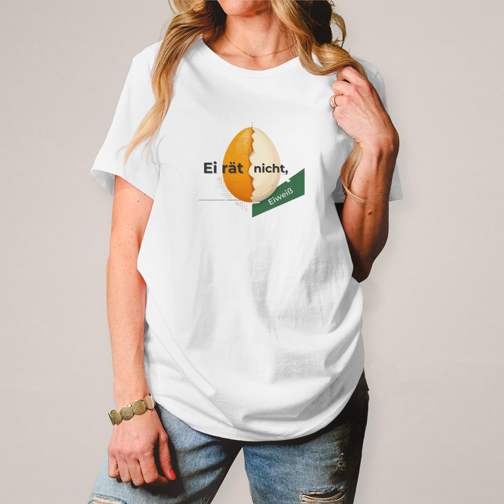 Damen T-Shirt Ei rät nicht