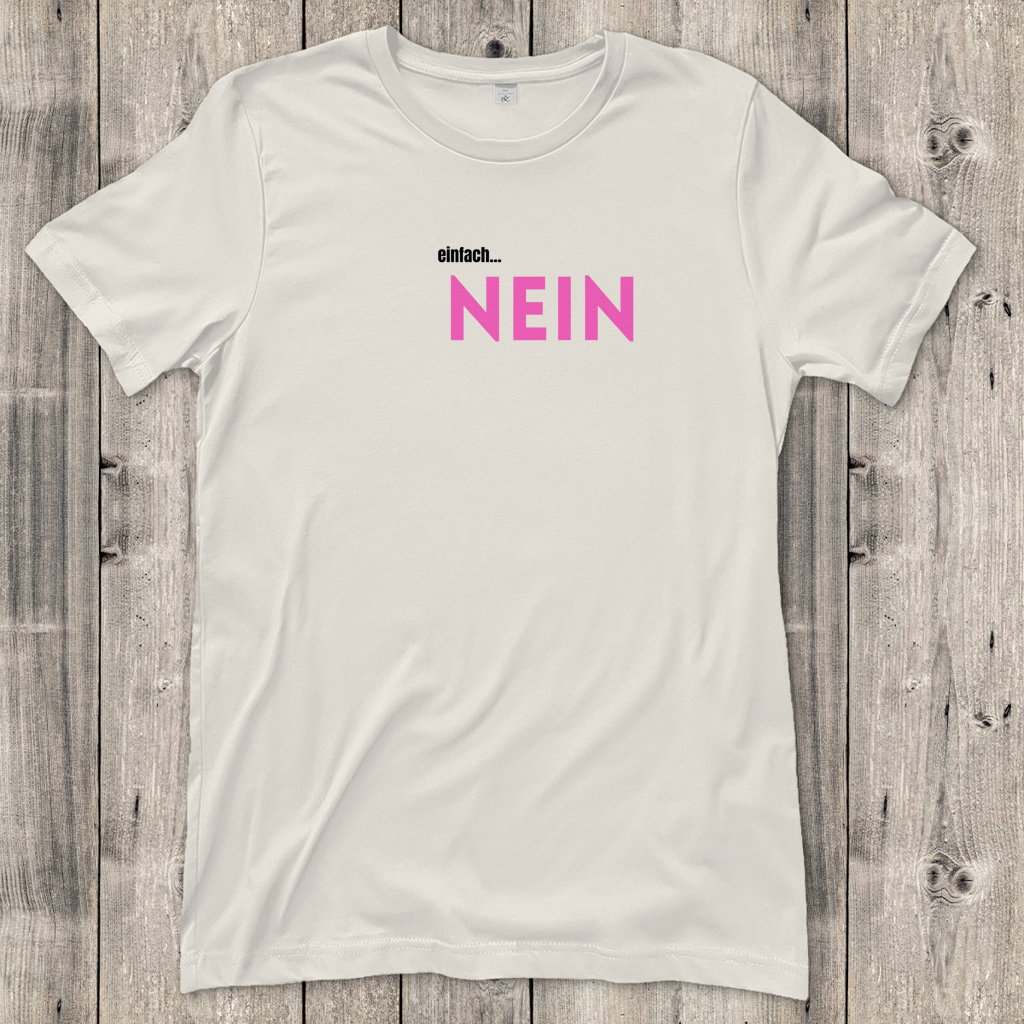 Damen T-Shirt Nein