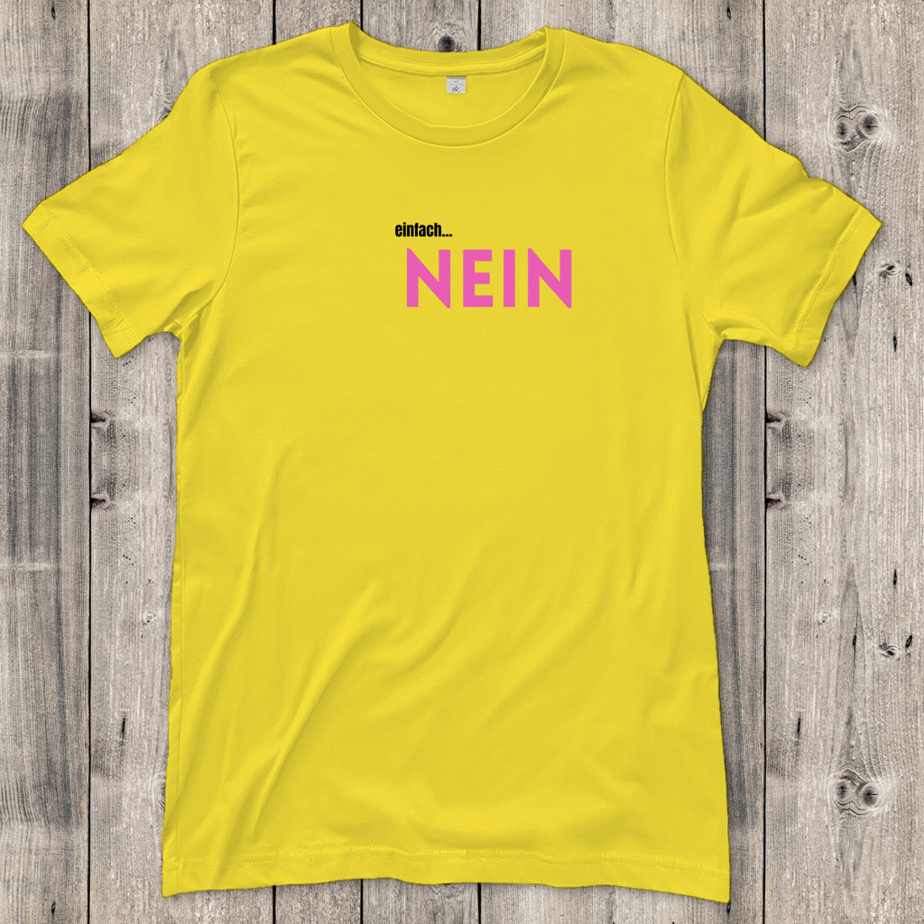 Damen T-Shirt Nein