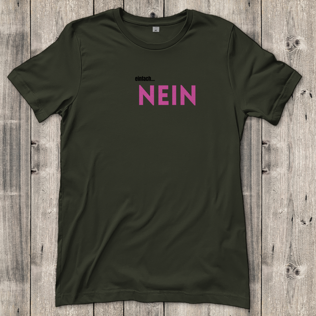 Damen T-Shirt Nein