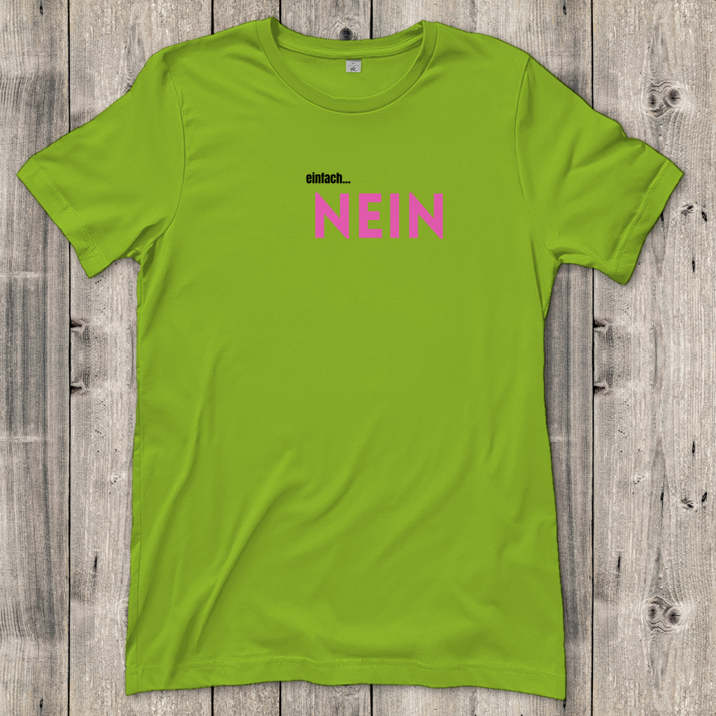 Damen T-Shirt Nein