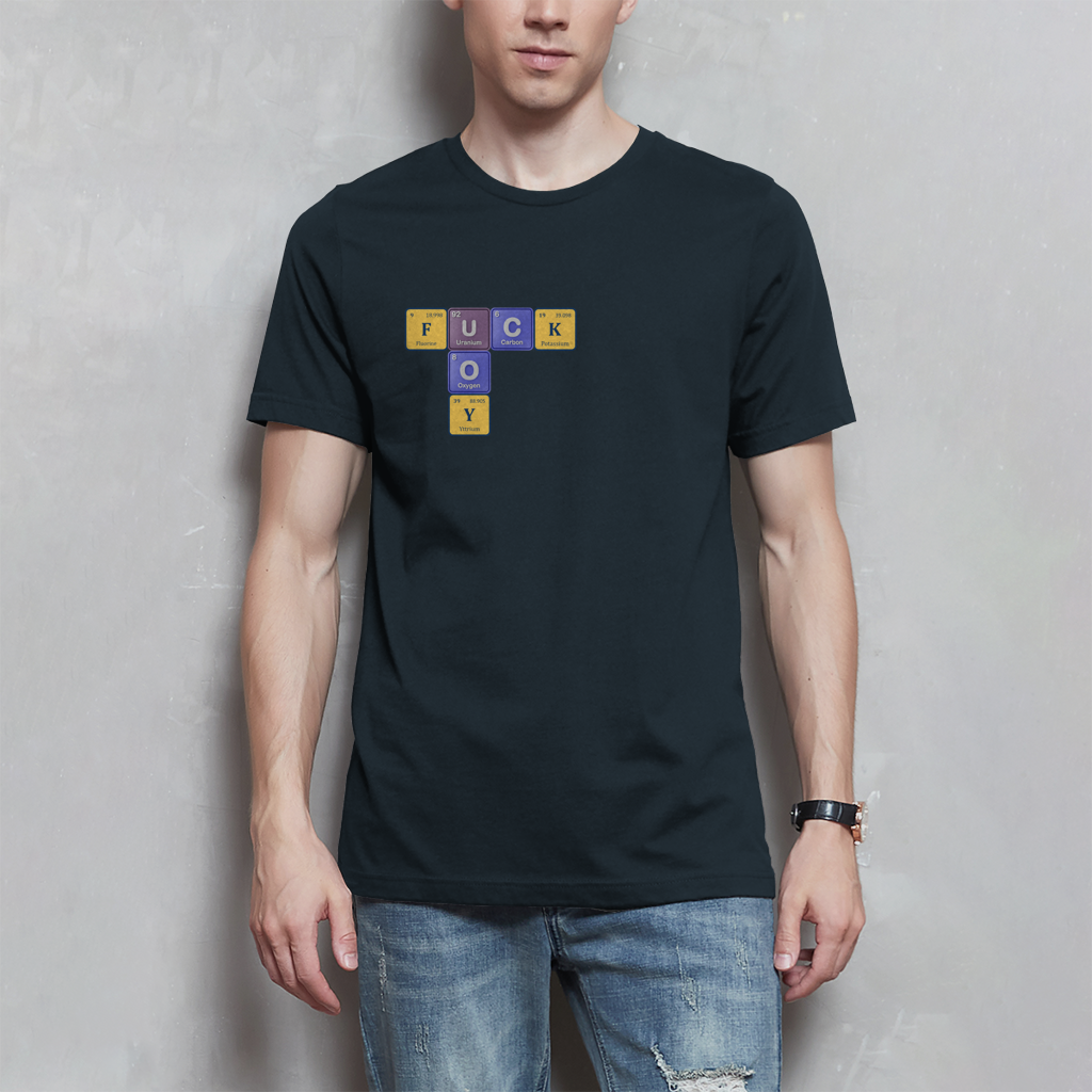 Herren T-Shirt Fuck uoy