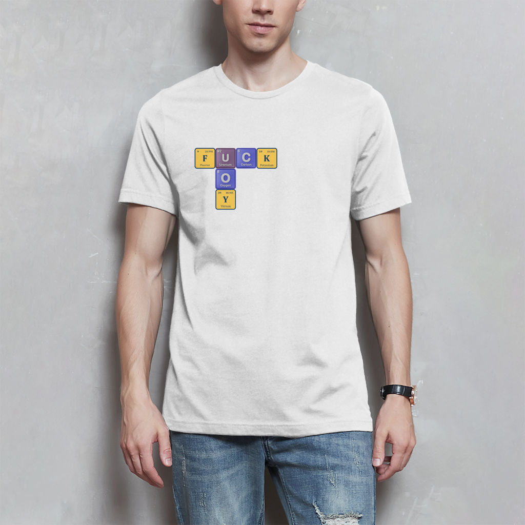 Herren T-Shirt Fuck uoy