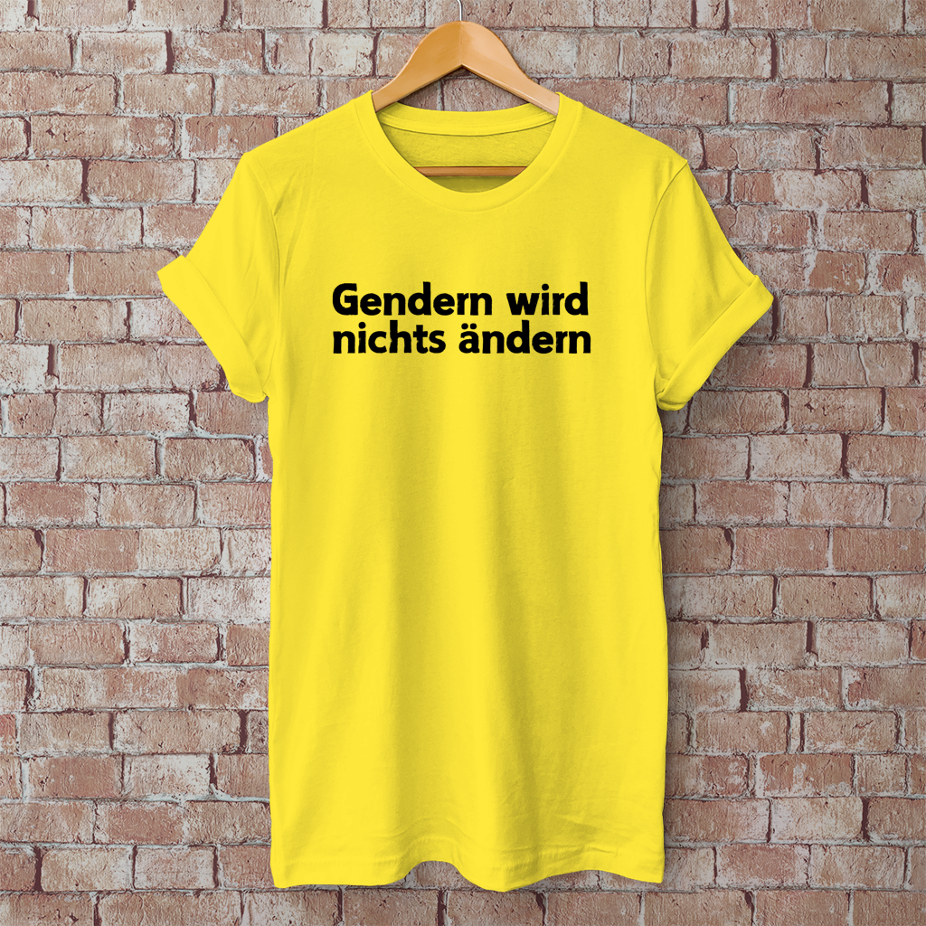 Herren T-Shirt Gendern
