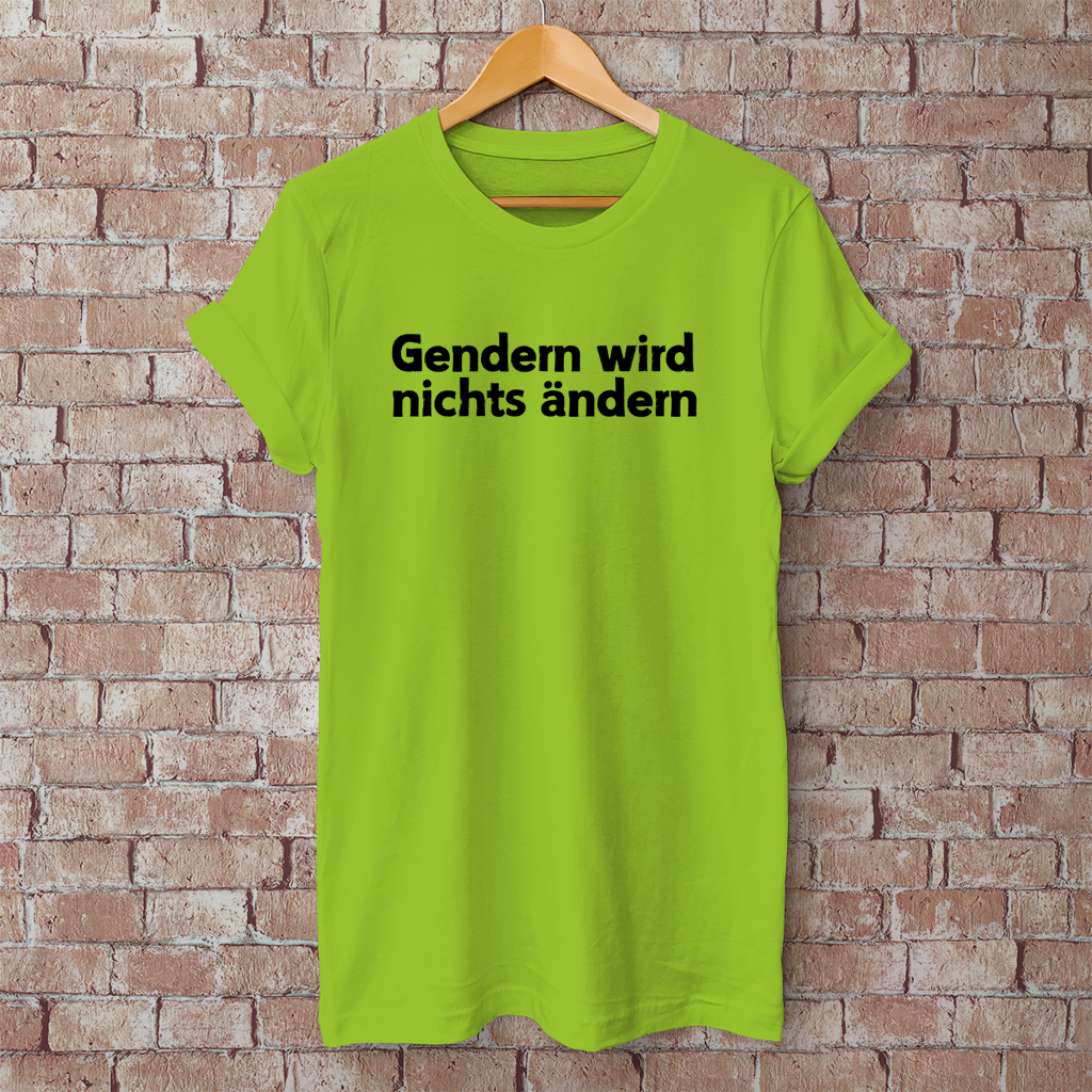 Herren T-Shirt Gendern