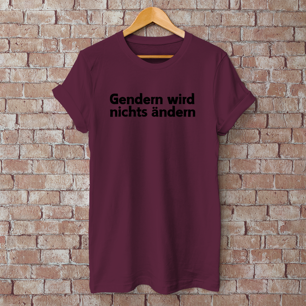 Herren T-Shirt Gendern