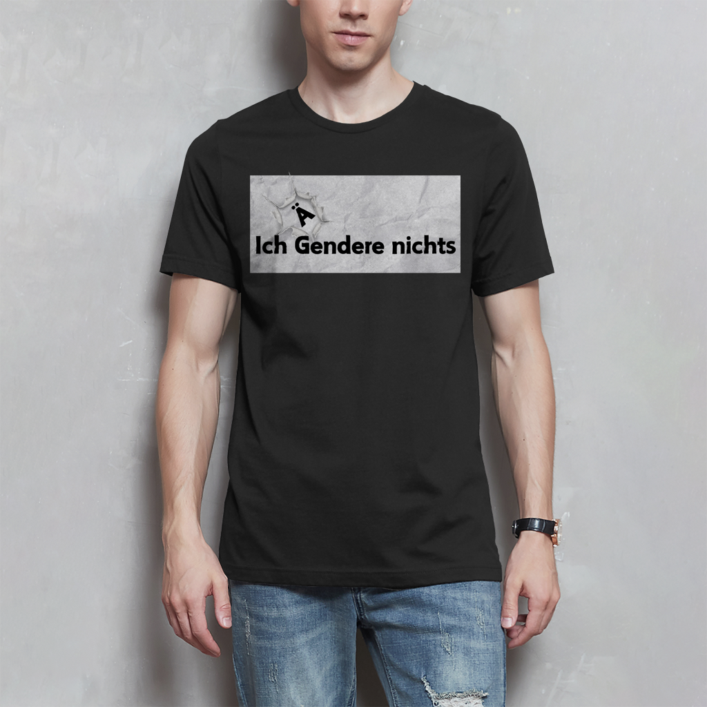 Herren T-Shirt ich ändere nichts