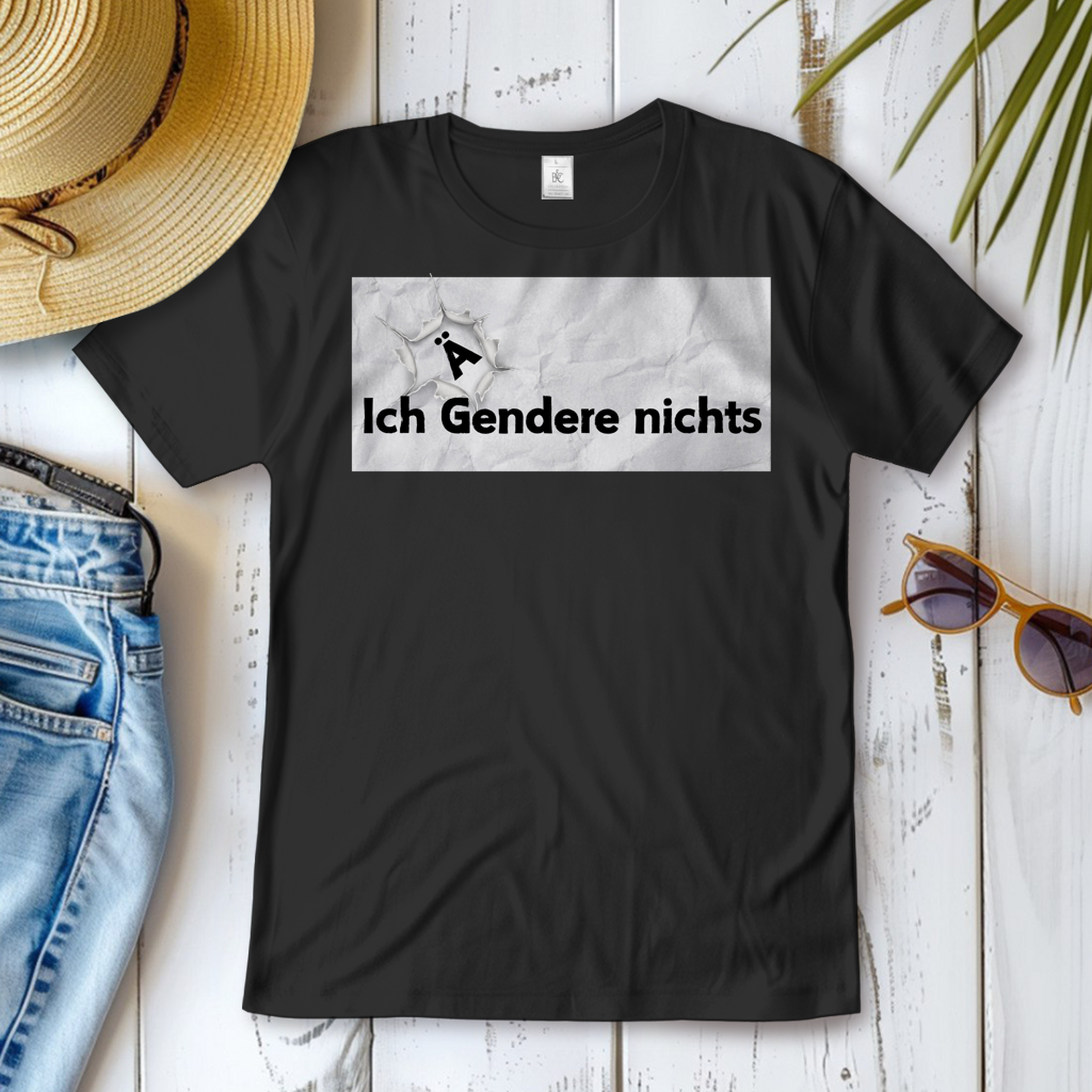 Damen T-Shirt ich ändere nichts
