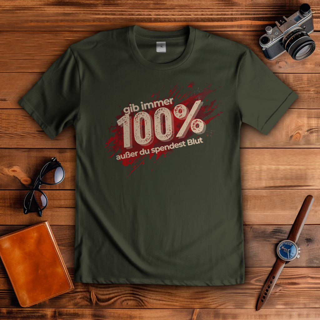 Herren T-Shirt 100%