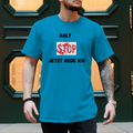 Herren T-Shirt halt stop